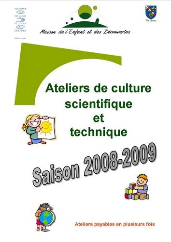 Plaquette activités 2008-2009 1/5